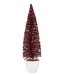 Figurine Décorative Sapin de Noël Bleu Fuchsia Plastique 10 x 38 x 10 cm (6 Unités)