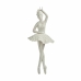 Julgranskula Ballerina Vit Plast Glitter 6,7 x 16 x 6,7 cm (24 antal)