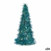 Decoratieve figuren Kerstboom Klatergoud Blauw Polypropyleen PET 24 x 46 x 24 cm (24 Stuks)