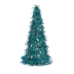 Decoratieve figuren Kerstboom Klatergoud Blauw Polypropyleen PET 24 x 46 x 24 cm (24 Stuks)