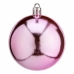 Conjunto de bolas de Natal Cor de Rosa Plástico Ø 7 cm (12 Unidades)