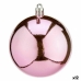 Set kerstballen Roze Plastic 8 x 9 x 8 cm (12 Stuks)