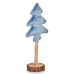 Christmas Tree Polyester Blue Wood 9,5 x 32 x 13 cm (12 Units)