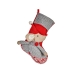 Décorations de Noël Chaussette de Noël Souris Rouge 33 x 4 x 50 cm (12 Unités)