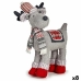 Figura Decorativa Reno de Navidad Rojo Gris 125 x 45 x 48 cm (8 Unidades)