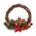 Advent wreathe Red Green Wood Plastic 33 x 9 x 35 cm (12 Units)