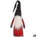 Figura Decorativa Gnomo Branco Vermelho Cinzento Poliéster Madeira Areia 20 x 100 x 25 cm (8 Unidades)