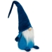 Figurine Décorative Gnome Bleu Blanc Polyester Bois Sable 14 x 48 x 17,5 cm (16 Unités)