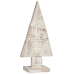 Decoratieve figuren Kerstboom Wit Natuurlijk Hout 9 x 41,5 x 20 cm (12 Stuks)