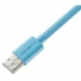 Cable USB A a USB-C Newskill NS-AC-COILC-B Azul