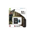 Micro SD Memory Card with Adaptor Kingston SDCG3/64GB 64 GB