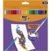 Färgpennor Bic 987869 Multicolour Raderbar 24 Delar