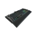 Gamer Billentyűzet Corsair K100 RGB Optical-Mechanical Gaming Spanyol Qwerty Fekete