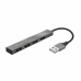 USB Hub Trust 23786 Γκρι