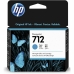 Originale Blekkpatroner HP HP 712 Cyan