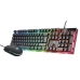 Tastatur og mus Trust 23482 GXT838 Sort Spansk qwerty QWERTY