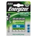 Pilhas Recarregáveis Energizer ENR Extreme NH12 800 BP4 Pre-Ch AAA HR03 (4 Unidades)