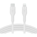 Cablu USB-C la Lightning Belkin CAA009BT1MWH 1 m Alb (1 Unități)