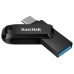 Clé USB SanDisk Ultra Dual Drive Go Noir 64 GB 150 MB/s (1 Unité)