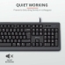 Keyboard Trust 23982 Black Spanish Qwerty