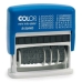 Sello Colop S120/WD Azul 4 x 42 mm Fecha