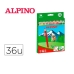 Lápis de cores Alpino AL010600 Multicolor 36 Peças