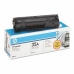 Original toner HP 35A Sort