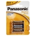 Baterijas Panasonic LR03A 1,5 V AAA (4 gb.)