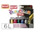 Filzstift Playcolor PlayColor metallic Bunt (6 Stück)