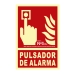 Cartel Archivo 2000 Pulsador de alarma