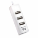 Hub USB Ewent EW1122 Branco 3600 W