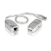 USB-kabel Aten UCE60 Grijs Transparant