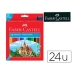 Spalvoti pieštukai Faber-Castell 120124 Spalvotas 24 Dalys