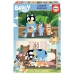 Set di 2 Puzzle Bluey 19406 16 Pezzi