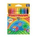 Crayons gras de couleur Plastidecor 8757704 Multicouleur