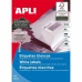 Клейкие этикетки Apli 01788 500 Листья 210 x 297 mm Белый