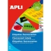 Etiquettes pour Imprimante Apli 02880 Rouge A4