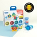 Creatief Spel met Boetseerklei Milan Funny Faces (4 Onderdelen) (1 Stuks)