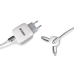 Wall Charger Subblim SUB-CHG-1ZWC01 White Silver 12 W