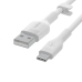 Cablu USB-C la USB Belkin BOOST↑CHARGE Flex Alb 2 m (1 Unități)