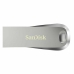 Clé USB SanDisk Ultra Luxe Gris Argenté (1 Unité)