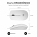 Mouse Subblim SUBMO-B2BS002 Alb 1200 DPI