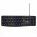 Keyboard Ewent EW3001 Black Spanish Qwerty QWERTY