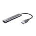 Hub USB Trust 24947 Grigio Nero/Grigio (1 Unità)