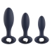 Plug Anal Dream Toys STARTROOPERS  Albastru 3 Piese