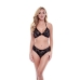 Set di Lingerie Baci Lingerie Bra & Panty Nero (M/L)