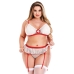 Erotický Kostým Baci Lingerie Biela XL