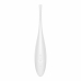 Izliekts klitora vibrators Satisfyer Twirling Joy Balts