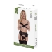 Compleu de lenjerie Baci Lingerie Peek-A-Boo Bra Negru (S/M)