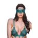 Alusvaatesetti Baci Lingerie Lace Teddy Vihreä (M/L)